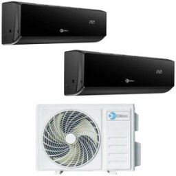 Diloc Climatizzatore Inverter Over Black Dual Split 9+9 9000+9000 Btu D.Over214 R 32 A+++ Wi-Fi Integrato