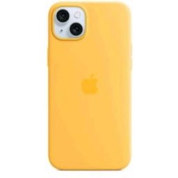 Apple Iphone 15 Plus Silicone Case Custodia In Silicone Magsafe Sunshine