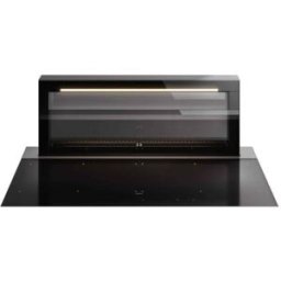 Falmec Level One Piano cottura a induzione con cappa integrata in vetroceramica nero lucido da 90 cm (103379)