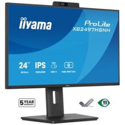 IIYAMA ProLite XB2497HSNH-B1 24IN IPS LCD 4MS 1920X1080 350CD/M2 HDMI/DP/USB 2 Monitor PC 60,5 cm (23.8") 1920 x 1080 Pixel Full