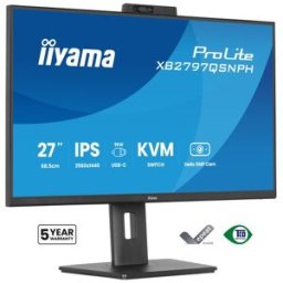 IIYAMA ProLite XB2797QSNPH-B1 27IN IPS LCD 4MS 2560X1440 350CD/M2 HDMI/DP/USB 2 Monitor PC 68,6 cm (27") 2560 x 1440 Pixel Quad