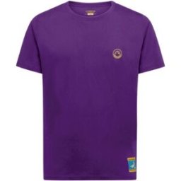 T-shirt da arrampicata La Sportiva Climbing on the Moon T-Shirt M (Viola/Giallo) Uomo XL
