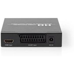 Nedis Convertitore Hdmi Scart Femmina A Hdmi Uscita Audio Digitale 1080p Alluminio 3.5 Mm