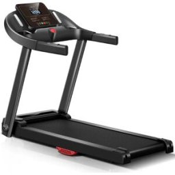 UMAY Tapis roulant P9 per la casa, tapis roulant pieghevole con cardiofrequenzimetro, tappetino pieghevole con 12 programmi P9
