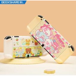 GeekShare Nintendo Switch custodia OLED Kawaii Cartoon Design Split Cover guscio protettivo per Switch Oled NS Console accessori Switch oled shell