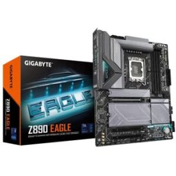 Gigabyte Z890 Eagle Scheda Madre - Supporta Cpu Intel Core Ultra (Serie 2), Vrm A 14+1+2 Fasi, Fino A 8800mhz Ddr5 (Oc), 1x
