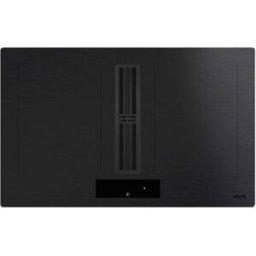 SMEG HOBD382N2 Piano cottura a induzione da 80 cm con cappa aspirante integrata, nero opaco.