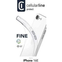 Cellular Line Cover Fine iPhone 16e/17e Fineciphse4t Trasparente