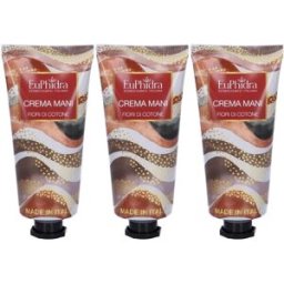 Euphidra Crema Mani Fiori di Cotone 3x50 ml