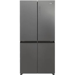 Candy Frigorifero americano CFQQ5T817EPS, Sistema Multi Flow: Sì; raffreddamento frigorifero: No Frost; congelatore: Frost, Capacità netta totale 467 l, Rumorosità: 35 dB(A), Dimensioni: L 83,3 cm A 181,5 P 65 cm, Silver, Classe E