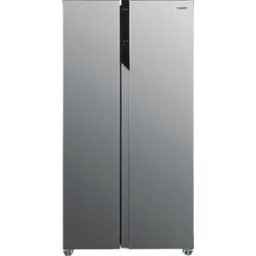 Candy Frigorifero americano CFSSH5T917DX, Sistema Multi Flow: Sì; raffreddamento frigorifero: No Frost; congelatore: Frost, Capacità netta totale 529 l, Rumorosità: 39 dB(A), Dimensioni: L 91 cm A 177 P 67 cm, Inox Style, Classe D