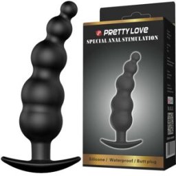 PRETTY LOVE BOTTOM Plug Anale Iniziazione Pretty Love — Silicone Medicale 11,8 cm