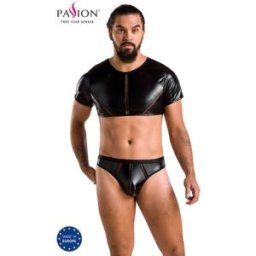 PASSION MEN Set Lingerie Sexy Passion 057 — Nero, Taglia S/M