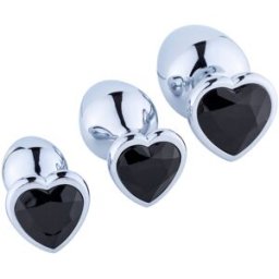Hugbox Sex Toy Set di 3 Plug Anali – Stimolazione del Punto P, Impermeabile 20x20x10 cm