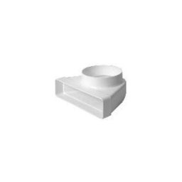 Tecnomat CURVA CON RIDUZIONE DA Ã˜ 125 mm A 220x55 mm PER ASPIRAZIONE CAPPE