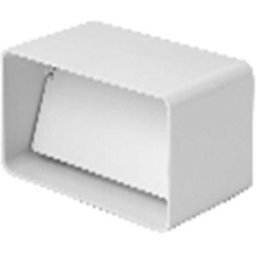 Tecnomat VALVOLA PER TUBO RETTANGOLARE 110x55 mm PER ASPIRAZIONE CAPPE
