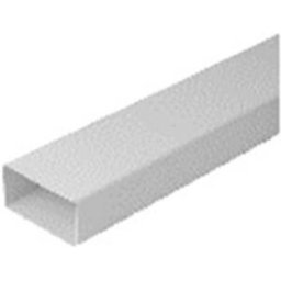 Tecnomat TUBO RETTANGOLARE 110x55 mm LUNGHEZZA 1 m PER ASPIRAZIONE CAPPE