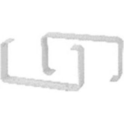 Tecnomat 2 STAFFE FERMATUBO RETTANGOLARE 110x55 mm PER ASPIRAZIONE CAPPE