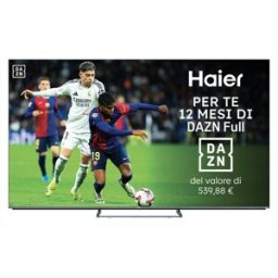 HAIER Smart Tv Mini Led Uhd 4k 75" H75m80fux-nero