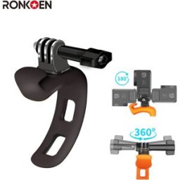 ronkoen Action Camera Supporto in silicone regolabile Mini staffa flessibile per accessori per action camera Gopro Insta360 DJI