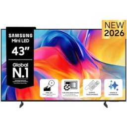 Samsung Smart TV Mini LED 4K Ue43m70hauxzt Titan Black