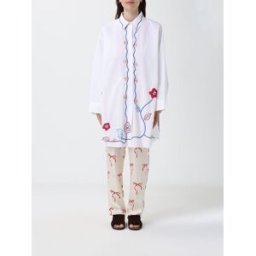 Forte Forte Abito mini My Dress in cotone con perline ricamate Bianco Taglia 1