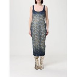 Diesel Abito M-Egita in cotone biologico Denim Taglia XS
