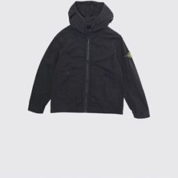 Stone Island Giacca in cotone con cappuccio Nero Taglia 12