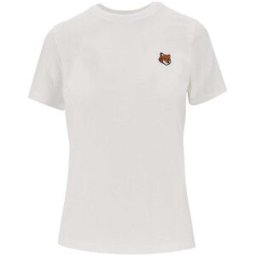 MAISON KITSUNE T-shirt con patch 'Fox Head'