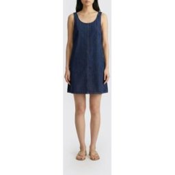Ami Paris Abito mini in cotone Indaco Taglia M