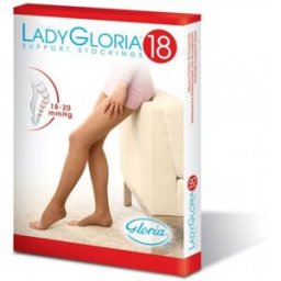 GLORIA MED SpA Gloria Ladygloria 18 Collant Punta Aperta Daino Misura 5