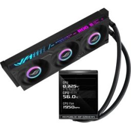 Asus Rog Strix Lc Iv 360 Argb Lcd Cpu Liquid Cooler Display Lcd Intel 1851/1700 Amd Am5/am4