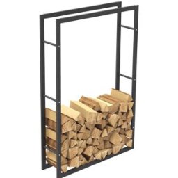 giordanoshop Portalegna Supporto Metallo Porta Legna Interno Legnaia Camino Stufa 150x100x25...