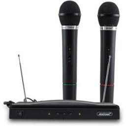 giordanoshop Microfoni Wireless per Karaoke Ricevitore 2 Canali Canto e Presentazioni...