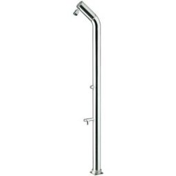 ATI Doccia da Giardino Temporizzatore e Lavapiedi Docce UNI-1P Inox Anodizzato...
