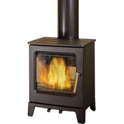 giordanoshop Stufa a Legna in Ghisa 4,3 kW 37,3x36,87x46,4 cm Olga Nera...