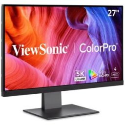 ViewSonic Mon 27ips 5k 5120x2880 Apple Frien 500cd Mm Dp Hdmi Tbt4 Type C