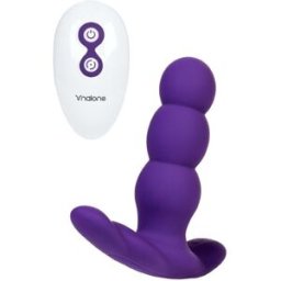 Plug Anale Vibrante con Telecomando Nalone Pearl — Silicone, Lilla