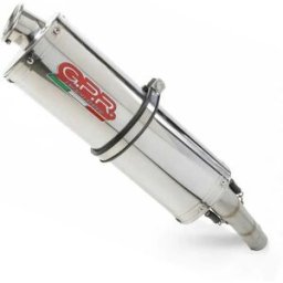 Gpr Exclusive Silenziatore Omologato Trioval Mid Line System V-strom Dl 650 12-16 Euro 3 Silver / Silver Homologated