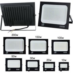EnwYe Faretto a LED per luce di inondazione 100W 150W 200W Illuminazione per esterni 6500K Impermeabile Garage Palestra Street Gate Lampade da parete Proiettori AC220V