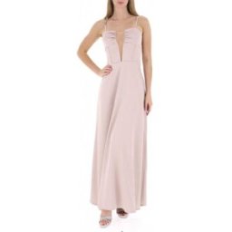 RINASCIMENTO Abito in satin BEIGE XL