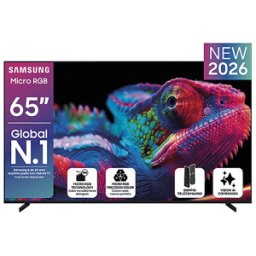 Samsung Micro RGB AI TV 65" MRE65R85HAUXZT, Engine, Color Booster Pro, 4K Upscaling, Motion Xcelerator 144Hz, Dolby Atmos & OTS Lite, Monolith Edge Design, Vision Smart TV, 2026