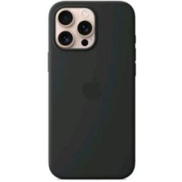 Apple Iphone 16 Pro Max Silicone Case Cover Magsafe In Silicone Nero