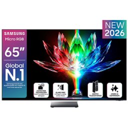 Samsung Micro RGB AI TV 65" MRE65R95HATXZT, Engine Pro, 4K Upscaling Glare Free, Motion Xcelerator 165Hz, Dolby Atmos & OTS+, Infinity Air Design, Vision Smart TV, 2026