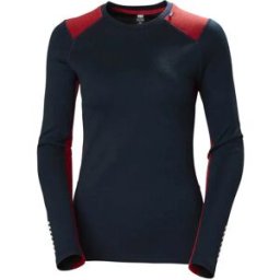 Helly Hansen Maglietta Intima Tenica A Maniche Lunghe Lifa Merino Midweight Crew Navy L