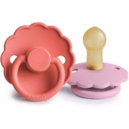 FRIGG Daisy Size 1:0-6 months ciuccio Blush/Cotton candy 2 pz