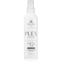 Kallos Plex Flat Iron Spray spray termoprotettivo per piastra e arricciacapelli per capelli rovinati, trattati chimicamente 200 ml