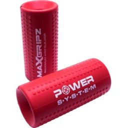 Power System Mx Gripz maniglie per il fitness per bilancieri colore Red M 2 pz