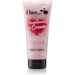 I Love Strawberries & Cream gel doccia effetto scrub 200 ml