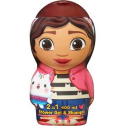 Gabby's Dollhouse 2D Kids Gentle gel doccia e shampoo 2 in 1 400 ml